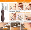 48 In 1 Handmade Leather DIY Tool Set Sewing Craft Tool Set