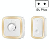 Wireless Doorbell Plug-in, 300m Range, 60 Melodies, EU Plug, Gold