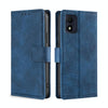 For Alcatel 1B 2022 Skin Feel Crocodile Magnetic Clasp Leather Phone Case(Blue)