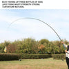 Carbon Short Section Fishing Rod Short Section Positioning Handle Rod, Length: 5.4m(Black)