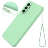 For Samsung Galaxy A36 Pure Color Liquid Silicone Shockproof Full Coverage Phone Case(Green)