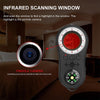 Infrared Hidden Camera Detector - Spy Finder with LED Flashlight (Red)