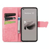 For Asus Zenfone 10 Butterfly Love Flower Embossed Leather Phone Case(Pink)