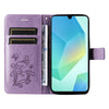 For Samsung Galaxy A26 5G Global 3D Butterfly Embossed Pattern Flip Leather Phone Case(Purple)