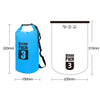 Outdoor Waterproof Single Shoulder Bag Dry Sack PVC Barrel Bag, Capacity: 3L (Pink)