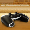 For Sony PS5 CH-PS5-001 Game Handle Anti-slip Protective Sticker(Black)