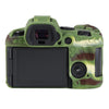 For Canon EOS R6 Mark II Litchi Texture Soft Silicone Protective Case(Camouflage)