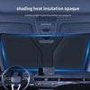 Car Windshield Sun Protection Heat Insulation Special-shaped Sunshade, Size: Small