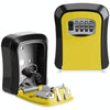 Wall Mounted Key Safe Box - 4 Digit Combination (Yellow)