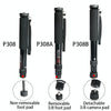 BEXIN P308 Portable Travel Outdoor DSLR Camera Aluminum Alloy Monopod Holder (Black)