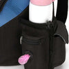 Foldable Pet Carrier Backpack, Small, Black/Red - Cats & Dogs to 3kg