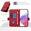 For Samsung Galaxy A16 Embossed Rose RFID Anti-theft Leather Phone Case(Red)