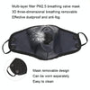 Leather Lei Feng Hat Winter Warm Ear Protection Cotton Cap, Style: Transparent Lens Navy