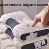 Neck-Protecting Knitted Non-Collapse Pillow Home Partition Massage Pillow, Spec: High