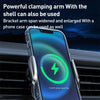 Q3S Infrared lnduction Wireless Fast Charging Air Outlet Car Holder(Silver)