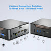 GK3Plus N100 16G+512G US Plug 12th Intel Alderlake Dual HDMI+VGA Triple Display 4K HD Pocket Mini PC