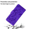 For Realme 13+ Global Tiger Embossing Pattern Flip Leather Phone Case(Purple)