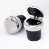 Studded Diamond Car Ashtray with Led Lamp(AB)