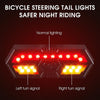 WEST BIKING Bicycle Remote Control Tail Light With Horn Tone(Black)