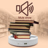 22cm Electric Rotating Turntable Display Stand Live Video Shooting Props Turntable Jewelry Shoes Display Platform, EU Plug (White)