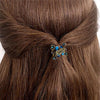 Women Retro Butterfly Hair Claw Clip Headband(Blue)