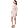 Women Bride Gold Lettering Lace Edge Nightgown, Size:XL(Black)