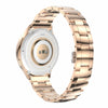 AK53 IP67 BT5.2 1.32inch Smart Watch Support Voice Call / Health Monitoring, Style:Pearl Steel Strap(Gold)