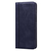 For Xiaomi Redmi Note 9S Frosted Business Magnetic Horizontal Flip PU Leather Case with Holder & Card Slot & Lanyard(Black)