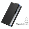 For Samsung Galaxy S25 Ultra 5G Magnetic Armor Series RFID Card Slots Leather Phone Case(Purple)