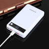 HAWEEL DIY 6 x 18650 Battery 24W Fast Charge Power Bank Box Case with Display, Not Include Battery (White)