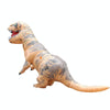 Inflatable Dinosaur Adult Costume Halloween Inflated Dragon Costumes Party Carnival Costume for Women Men(Brown)