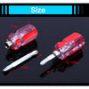 10 PCS Mini Eleven-Shaped Dual-Use Screwdriver With Transparent Crystal Handle(Crystal Dual-use Robe)