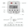 SINOTIMER CN101S-4 12V 1 Second Interval Digital LCD Timer Switch 7 Days Weekly Programmable Time Relay