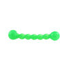 Large Green Rubber Dog Chew Toy - Tough Bite Resistant Dental Care