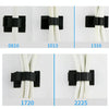 100 PCS Y-1720 Adjustable Self-Adhesive Wire Fixing Cable Organizer (Black)