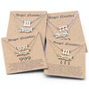 2 In 1 Angel Lucky Numbers Layered Necklace Set Women Collarbone Chain Jewelry, Style: Angel+5 Silver