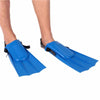 1 Pair Adult Adjustable Fins Swimming Fins Snorkeling Sole, Size:30-35(Blue)