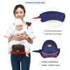 Ergonomic Baby Carrier with Hip Seat for Baby with Reflective Strip for 0-3 Years Old(Red)