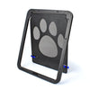 Pet Supplies Dog Paw Print Door Bite-Proof Small Dog Cat Screen Window Door Cat And Dog Door(Black)