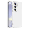 For Samsung Galaxy S24+ 5G Nano Lens Cover Liquid Silicone Phone Case(White)