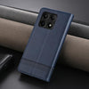 For Xiaomi Redmi K70/K70 Pro AZNS Magnetic Calf Texture Flip Leather Phone Case(Dark Blue)