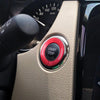 Car Engine Start Key Push Button Ring Trim Metal Sticker Decoration for Nissan X-TRAIL (Red)