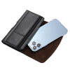 3.5-4.0 inch Multifunctional Waist Bag Mobile Phone Leather Case(Black)