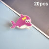 20pcs Luminous Ocean Series PVC Soft Rubber Cave Shoes Decorative Buckle(11)