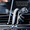 BUDK Triangle Gravity Sensor Car Phone Bracket Car Air Vent Navigation Holder, Model: Hook Model