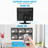 ESCAM T08 8 inch TFT LCD 1024x768 Monitor with VGA & HDMI & AV & BNC & USB for PC CCTV Security
