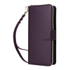 For Samsung Galaxy A23 5G Nine-card Slots Zipper Wallet Bag Leather Phone Case(Dark Purple)