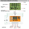 10A 12V/24V Simple Solar Controller Light Time Control Solar Panel Regulator Controller With USB