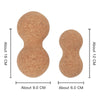 YG050 Cork Yoga Massage Ball Fascia Ball Fitness Peanut Balls, Specification: Diameter 8cm