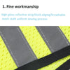 Sports Reflective Vest Night Running Outdoor Reflective Clothing Traffic Safety Reflective Vest,Style: Without Led(Orange Red)
